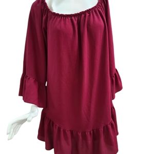 Wrangler Medium Burgundy Dress